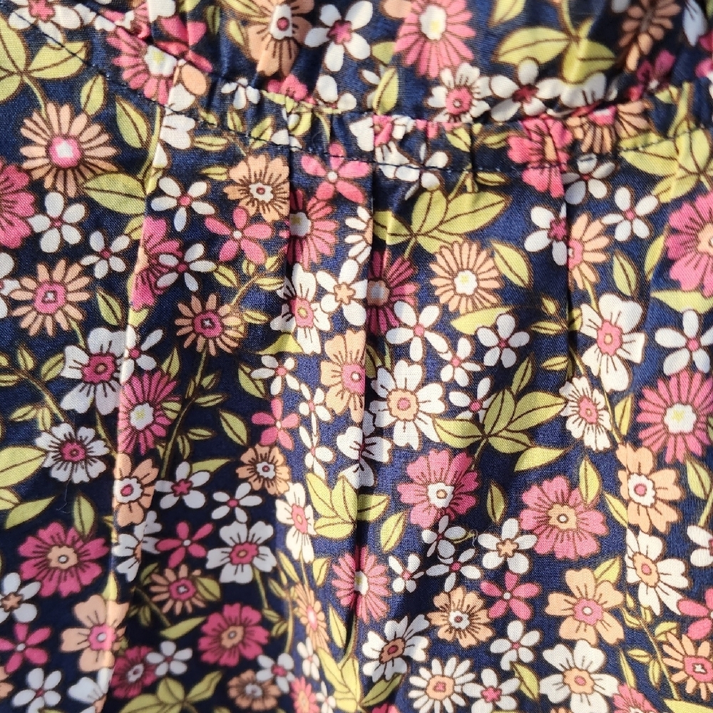 NWT J. Crew Smocked Puff-Sleeve Poplin Cotton Top In Meadow Floral XL - Picture 2 of 16